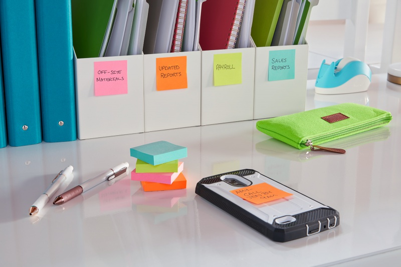 Karteczki samoprzylepne POST-IT® Super Sticky Notes, 47,6x47,6mm, 12x90 kart., paleta Cosmic - obrazek 5