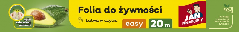 Folia do żywności JAN NIEZBĘDNY, easy, 20m - obrazek 2