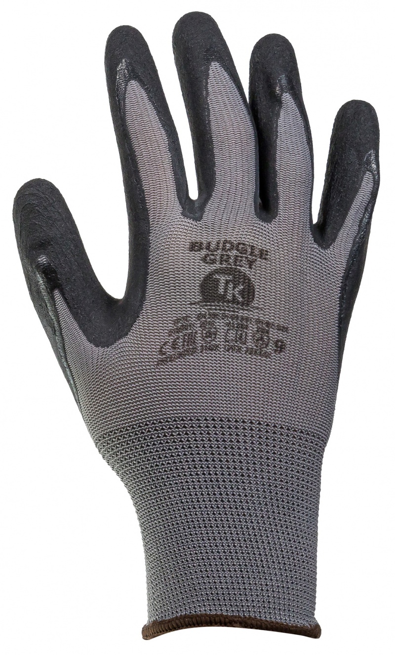 Rękawice TK BUDGIE, rozm. 10, szare - obrazek 4