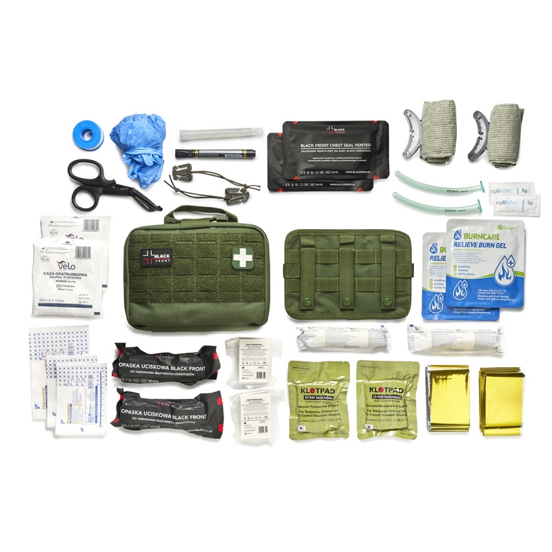 Apteczka strzelecka - Shooter MAXHARTER, model rozszerzony, zielony - obrazek 2