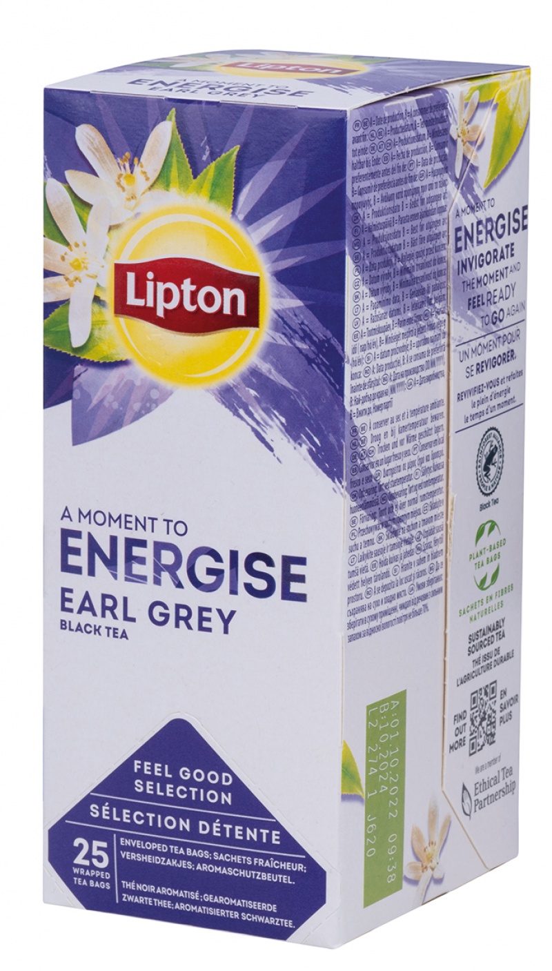 Herbata LIPTON Feel Good Selection, Energise, Earl Grey, 25 kopert - obrazek 3