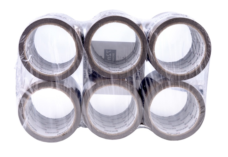 Taśma pakowa OFFICE PRODUCTS, 72mm x 60y, 36mic, 1szt., brązowa - obrazek 6