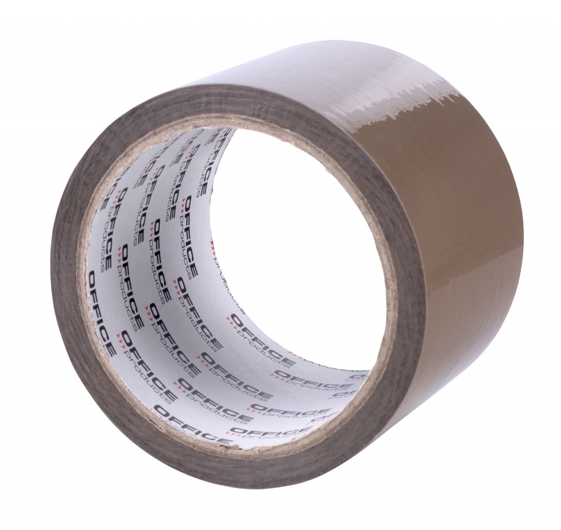 Taśma pakowa OFFICE PRODUCTS, 72mm x 60y, 36mic, 1szt., brązowa - obrazek 2