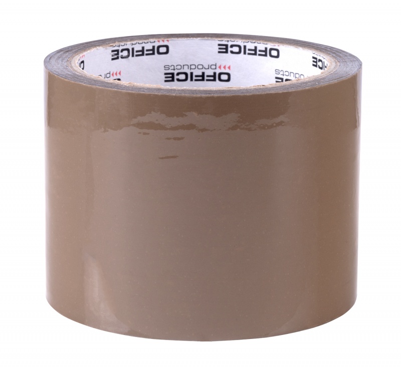 Taśma pakowa OFFICE PRODUCTS, 72mm x 60y, 36mic, 1szt., brązowa - obrazek 4