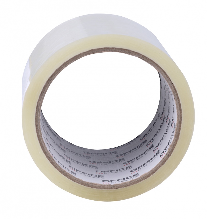 Taśma pakowa OFFICE PRODUCTS, 72mm x 60y, 36mic, 1szt., transparentna - obrazek 3