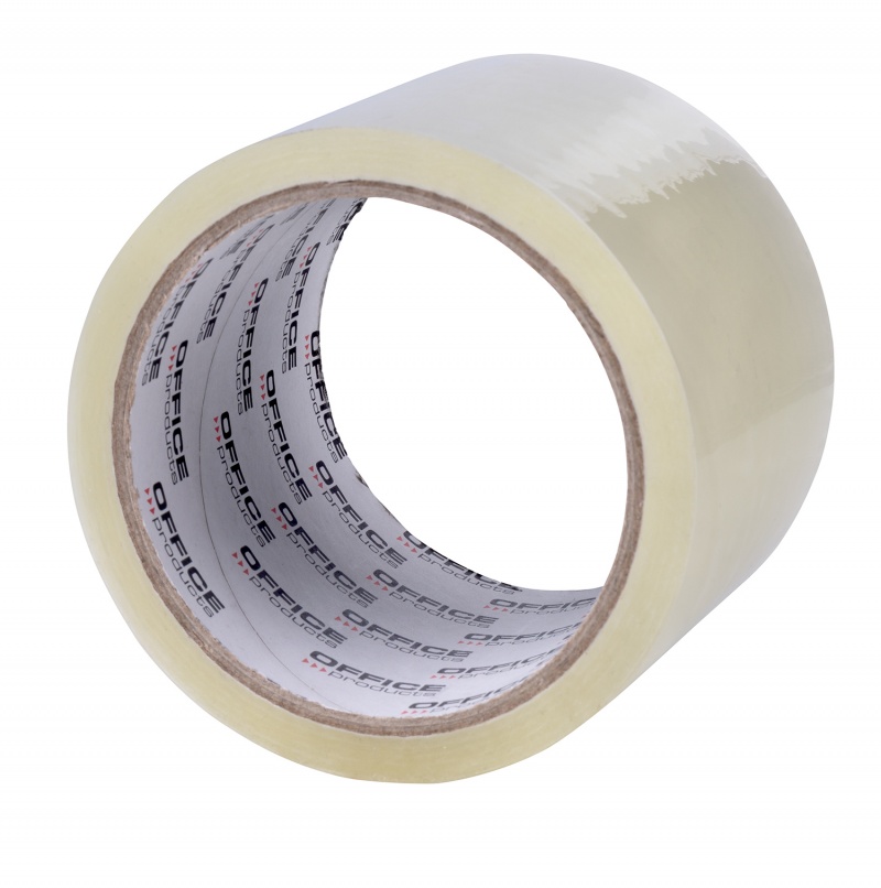 Taśma pakowa OFFICE PRODUCTS, 72mm x 60y, 36mic, 1szt., transparentna - obrazek 2