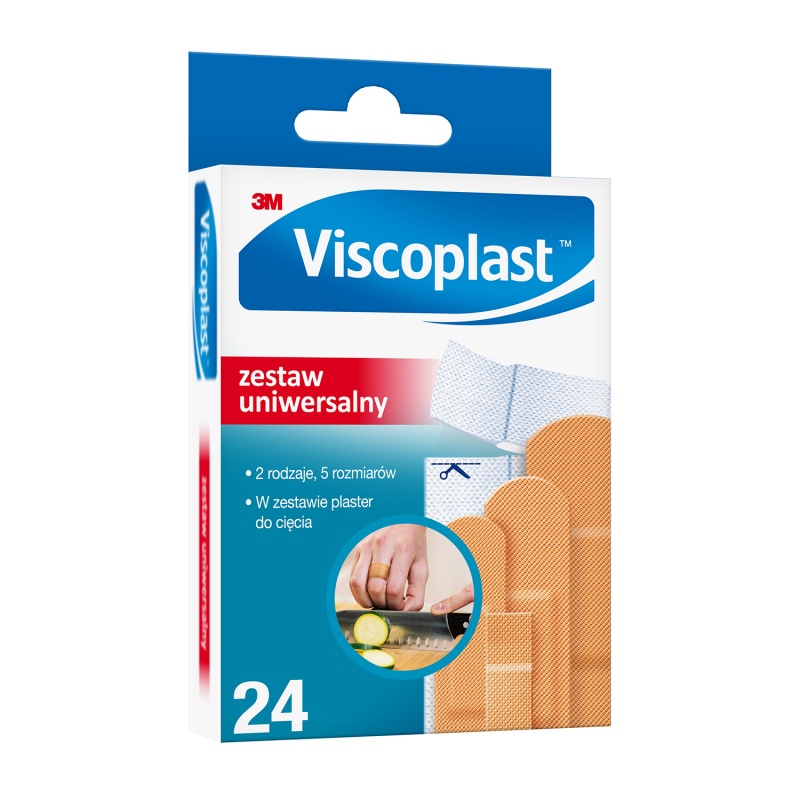 Zestaw plastrów VISCOPLAST, 24szt. - obrazek 2
