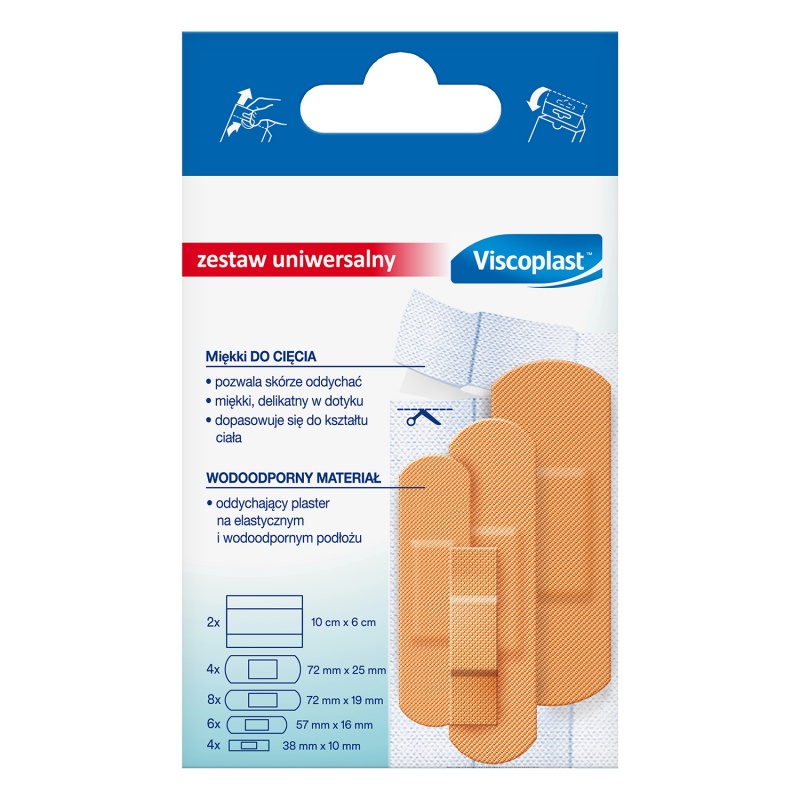 Zestaw plastrów VISCOPLAST, 24szt. - obrazek 4
