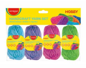 Zestaw włóczek KEYROAD, 4 x 15g, mix kolorów
