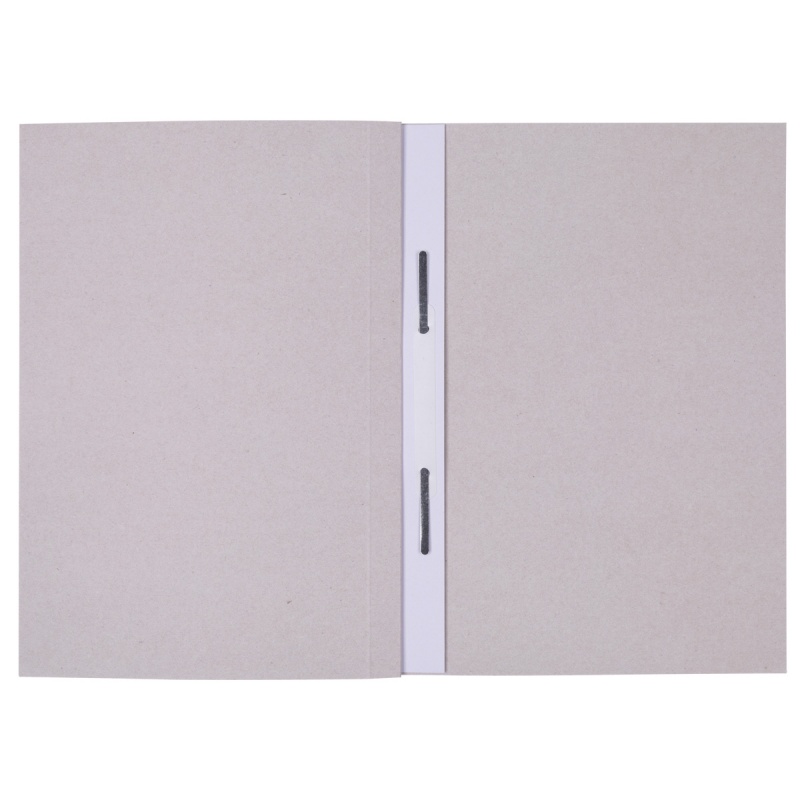 Skoroszyt OFFICE PRODUCTS Budget, karton, oczkowy, nadruk, 1/1, A4, 250gsm, biały - obrazek 2