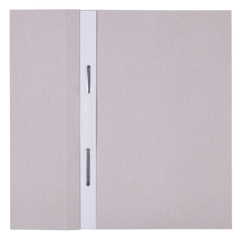 Skoroszyt OFFICE PRODUCTS Budget, karton, oczkowy, nadruk, 1/2, A4, 250gsm, biały - obrazek 2