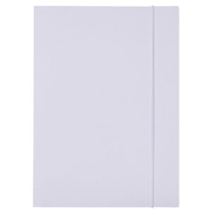 Teczka z gumką OFFICE PRODUCTS Budget, karton, A4, 250gsm, 3-skrz., biała