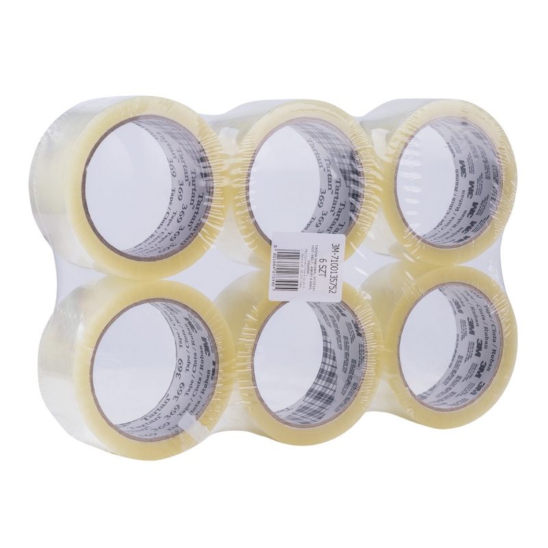 Taśma pakowa SCOTCH® Hot-melt (369), 48mm, 66m, transparentna - obrazek 6