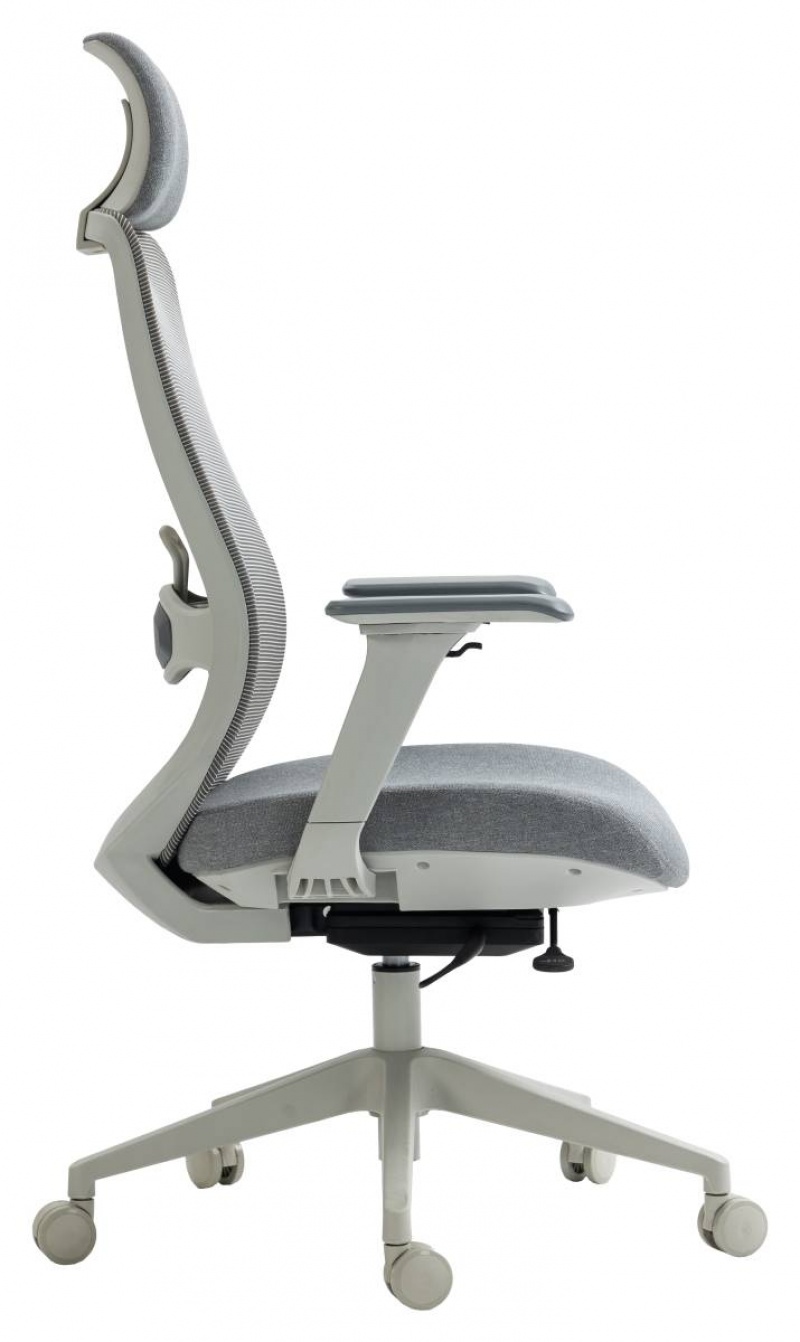 Fotel biurowy OFFICE PRODUCTS Siros, szary - obrazek 3