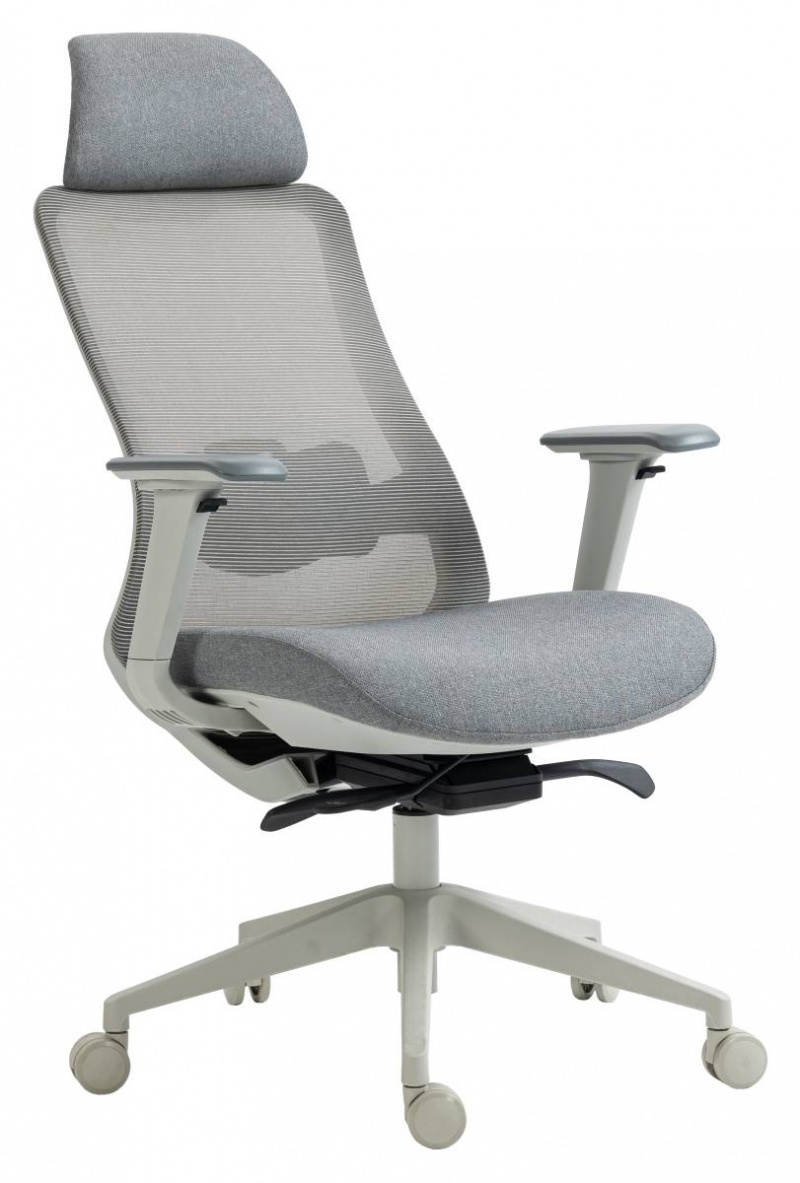 Fotel biurowy OFFICE PRODUCTS Siros, szary - obrazek 4