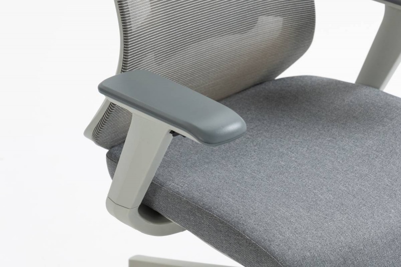 Fotel biurowy OFFICE PRODUCTS Siros, szary - obrazek 8