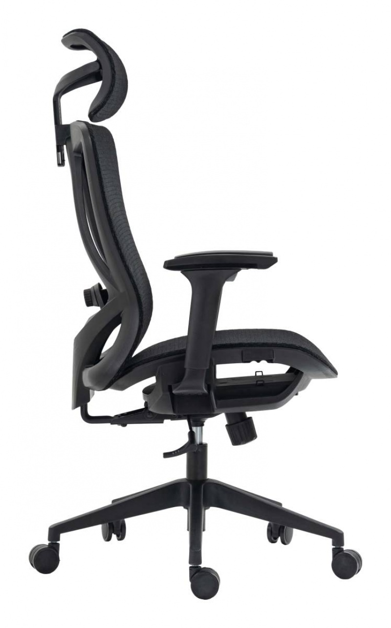 Fotel biurowy OFFICE PRODUCTS Egina,czarny - obrazek 3
