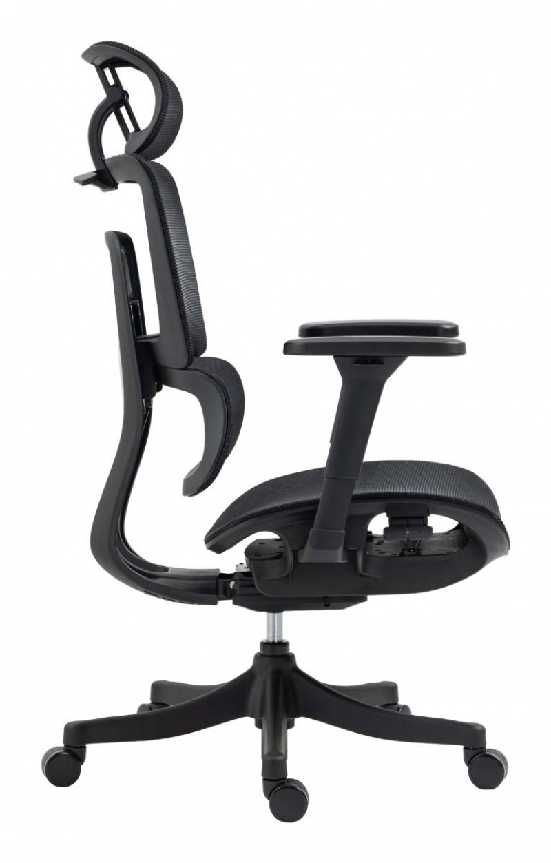 Fotel biurowy OFFICE PRODUCTS Skorpios, czarny - obrazek 2