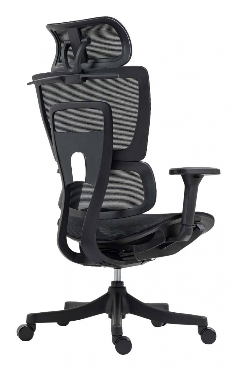 Fotel biurowy OFFICE PRODUCTS Skorpios, czarny - obrazek 4