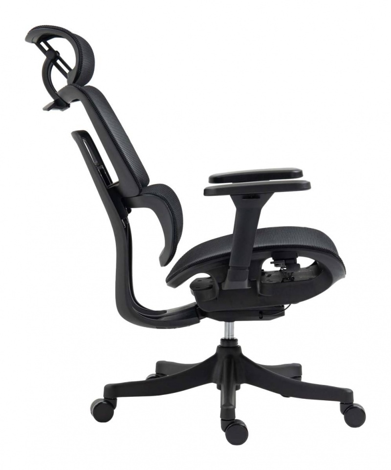 Fotel biurowy OFFICE PRODUCTS Skorpios, czarny - obrazek 9