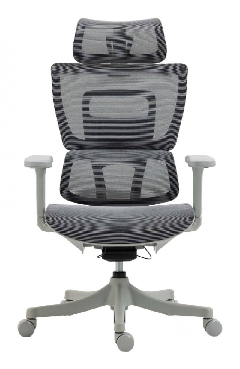 Fotel biurowy OFFICE PRODUCTS Skorpios, szary - obrazek 2