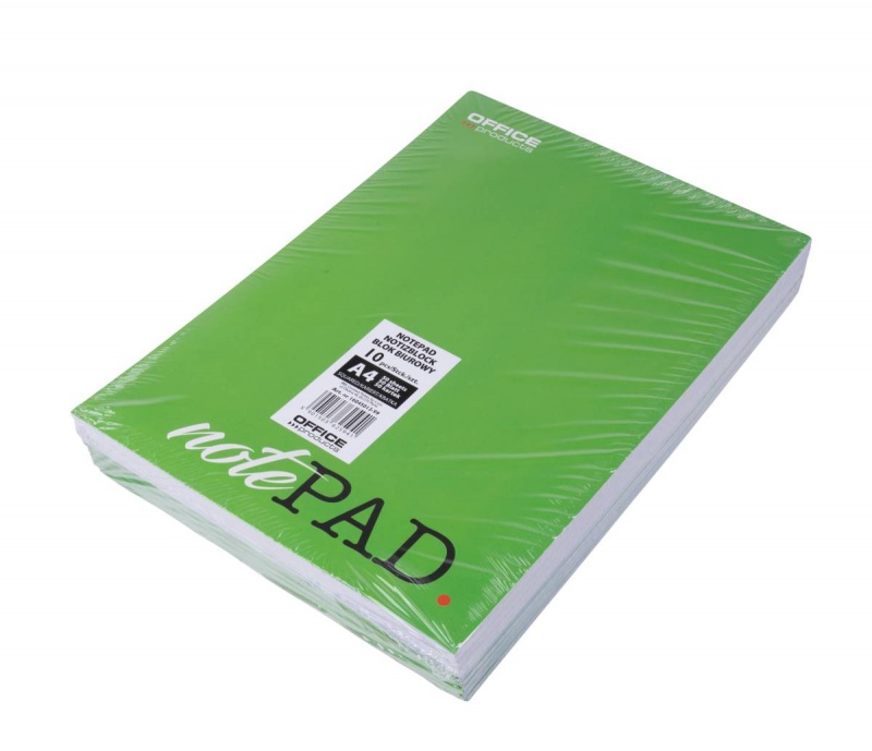 Blok biurowy OFFICE PRODUCTS, A4, w kratkę, 50 kart., 60gsm - obrazek 2