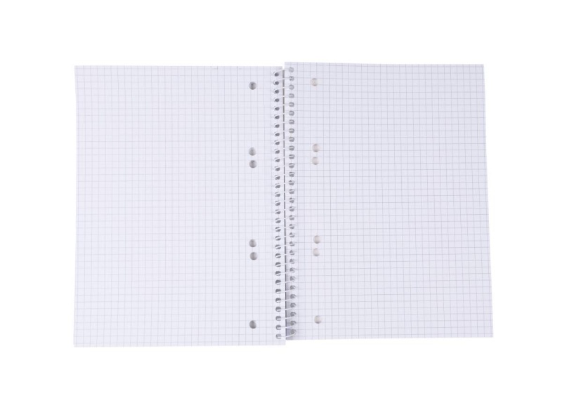 Kołonotatnik OFFICE PRODUCTS, A5, w kratkę, 80 kart., 70gsm - obrazek 4