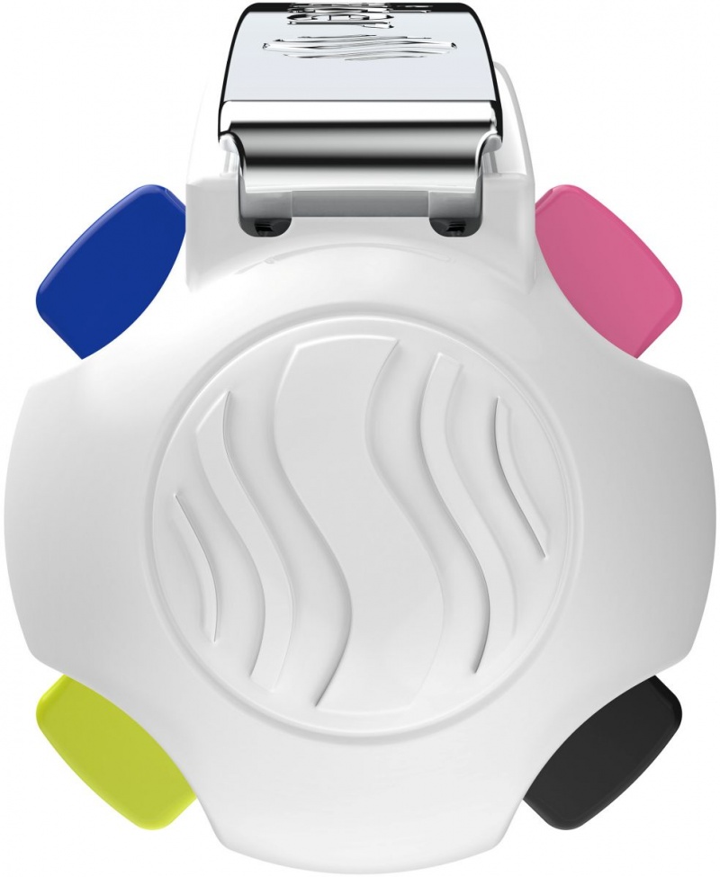 Długopis automatyczny SCHNEIDER TAKE 4 Neon, M, 4 kolory wkładu, różowo-biały - obrazek 4