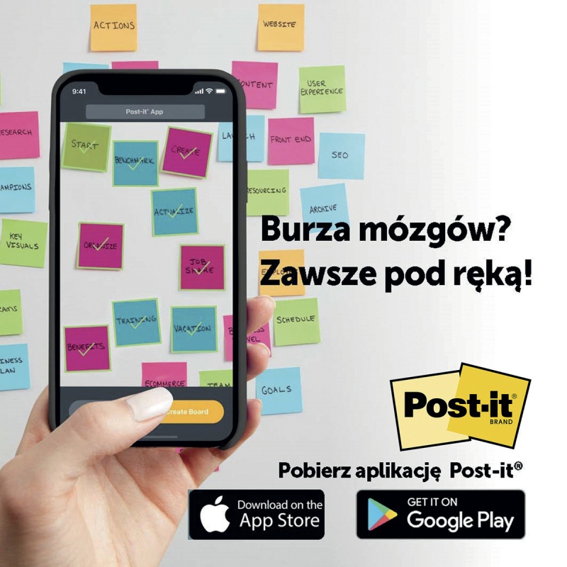 Karteczki samoprzylepne Post-it®, ENERGETIC, 76x76mm, 6x100 kart. - obrazek 9