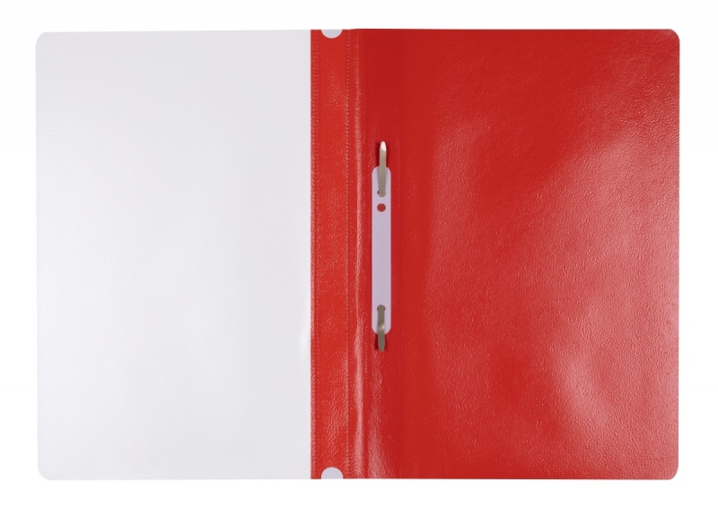 Skoroszyt OFFICE PRODUCTS, PP, A4, miękki, 100/170mikr., czerwony - obrazek 2