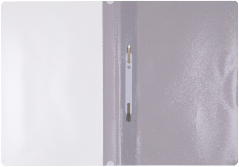 Skoroszyt OFFICE PRODUCTS, PP, A4, miękki, 100/170mikr., szary - obrazek 2