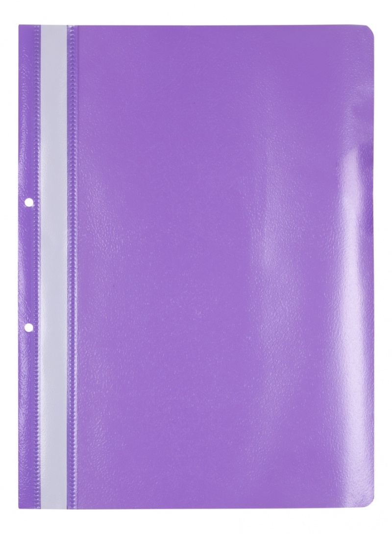 Skoroszyt OFFICE PRODUCTS, PP, A4, 2 otwory, 100/170mikr., wpinany, fioletowy