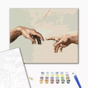 Malowanie po numerach BRUSHME, 40x50 cm, stworzenie Adama, 1 szt., w pudełku