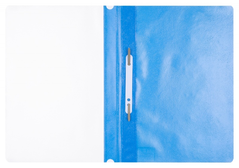 Skoroszyt OFFICE PRODUCTS, 120/180 mi, PP, niebieski - obrazek 2