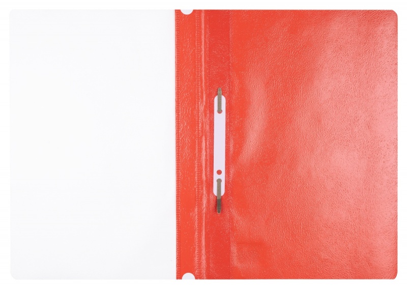 Skoroszyt OFFICE PRODUCTS, 120/180 mic, PP, czerwony - obrazek 2