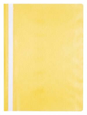 Skoroszyt OFFICE PRODUCTS, 120/180 mic, PP, żółty