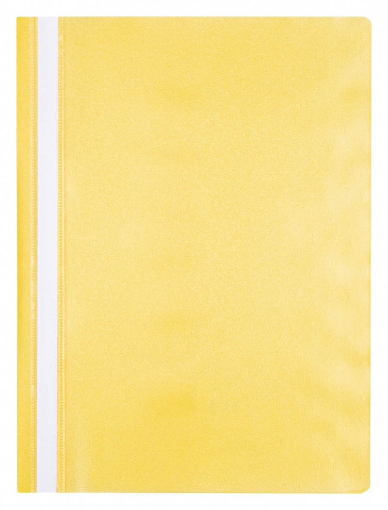 Skoroszyt OFFICE PRODUCTS, 120/180 mic, PP, żółty