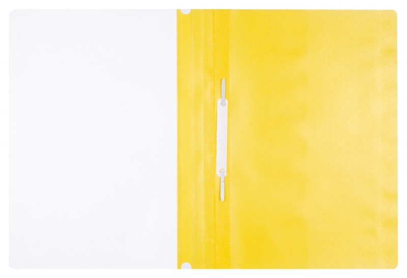 Skoroszyt OFFICE PRODUCTS, 120/180 mic, PP, żółty - obrazek 2