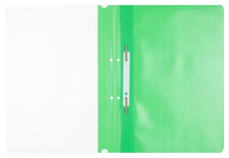 Skoroszyt OFFICE PRODUCTS, PP, A4, 2 otwory, 100/170mikr., wpinany, zielony - obrazek 2