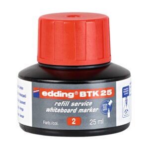 Tusz do uzupełniania markerów do tablic suchościeralnych E-BTK 25 EDDING, czerwony