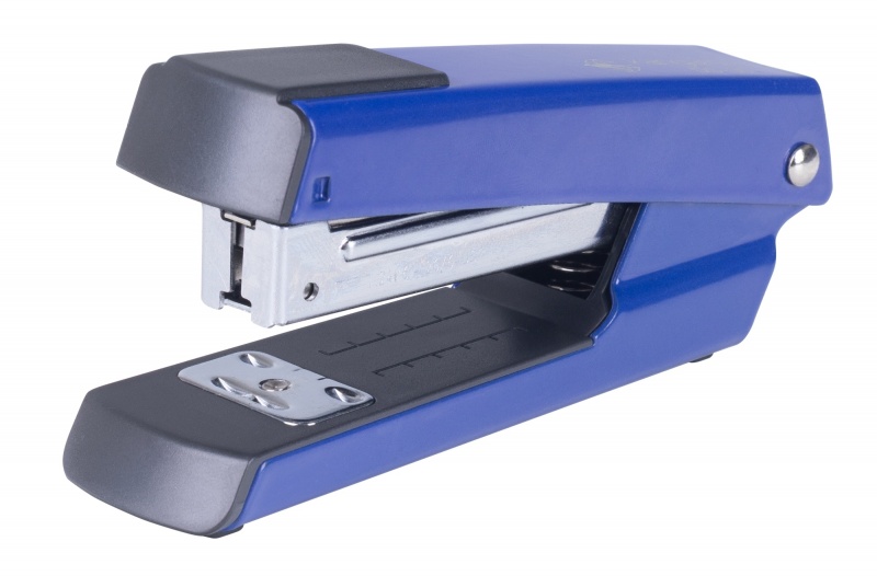 Zszywacz KANGARO DS-35, zszywa do 30 kartek, metalowy, w pudełku PP, granatowy - obrazek 3