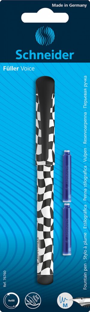 Pióro wieczne SCHNEIDER Voice +  2 naboje, blister, mix kolorów