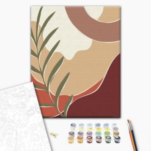 Malowanie po numerach BRUSHME, 40x50 cm, tryptyk pastelowy art 2, 1 szt., w pudełku