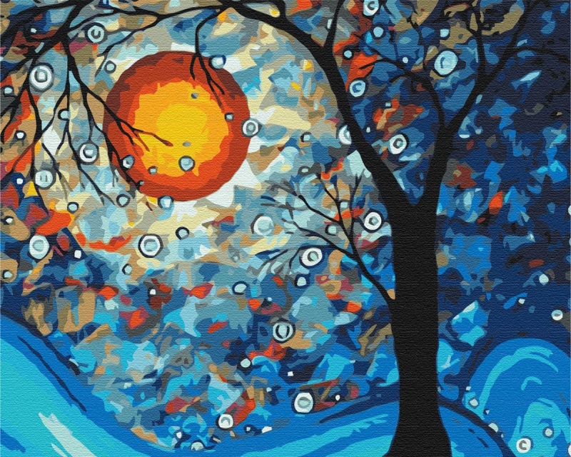 Malowanie po numerach BRUSHME, 40x50 cm, przestrzeń artysty, 1 szt., w pudełku - obrazek 2