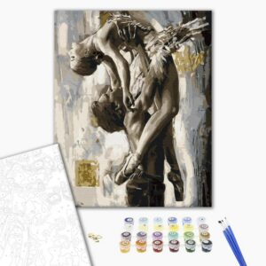 Malowanie po numerach BRUSHME, 40x50 cm, elegancki taniec, 1 szt., w pudełku