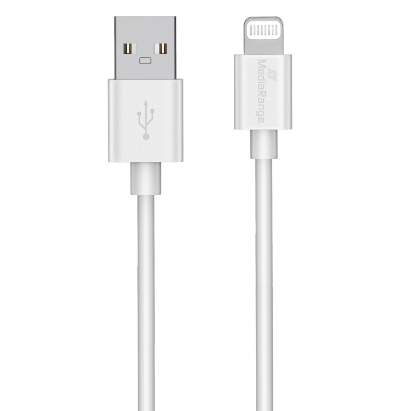 Kabel MEDIARANGE Apple Lightning, USB 2.0, 1,0m, biały - obrazek 3