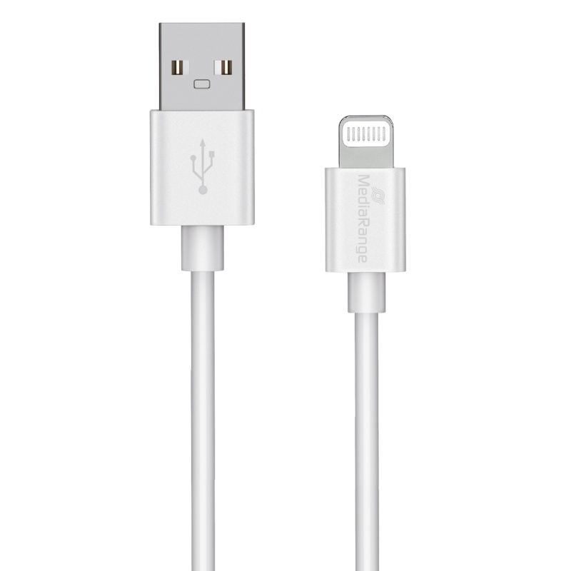 Kabel MEDIARANGE Apple Lightning, USB 2.0, 1,0m, biały - obrazek 4