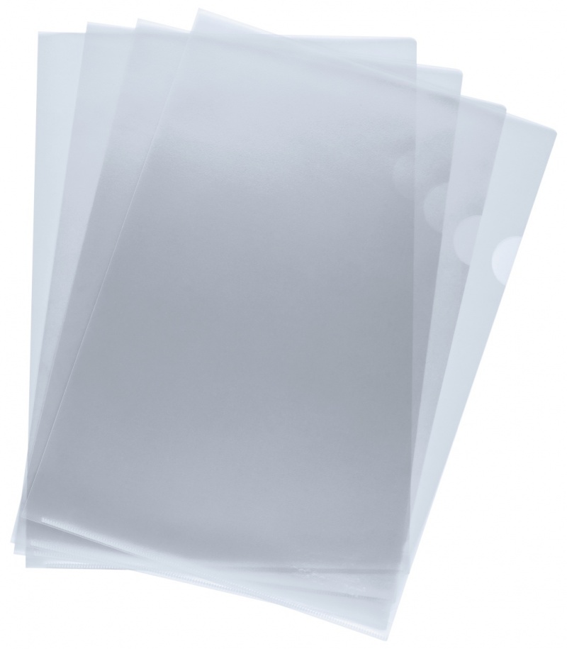 Obwoluta Q-CONNECT typu L, PP, A4, groszkowa, 120mikr., 100szt., transparentna - obrazek 2