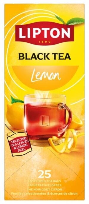 Herbata LIPTON Feel Good Selection, Refresh, cytryna, 25 kopert