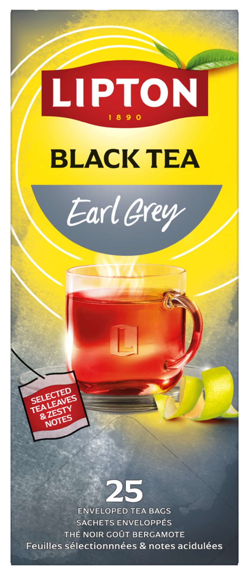Herbata LIPTON Feel Good Selection, Energise, Earl Grey, 25 kopert